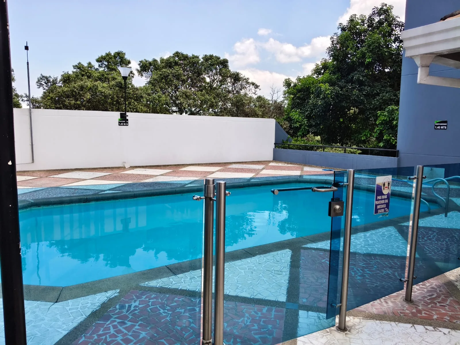 Piscina del conjunto residencial